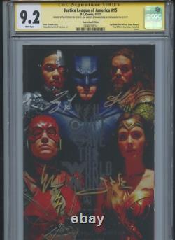 Justice League d'Amérique #15 2017 CGC Signature Series 9.2 (Édition de Convention)