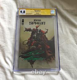 KING SPAWN #1 CGC 9,8 SÉRIE SIGNATURE SIGNÉE DAVID FINCH COUVERTURE C DOUBLE SIGNATURE