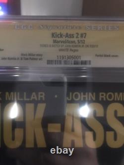 Kick-Ass 2 #7 CGC 9.8 Série de signatures signée et croquée par John Romita Jr