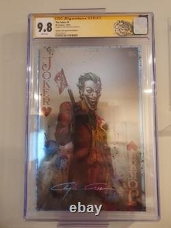 Le Joker #1 ? Clayton Crain Foil CGC 9.8 ? Signature Infinity !