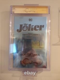 Le Joker #1 ? Clayton Crain Foil CGC 9.8 ? Signature Infinity !