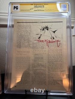 Le Journal des Comics #84 CGC 9.2 et la Page 36 Série Signature par Todd McFarlane