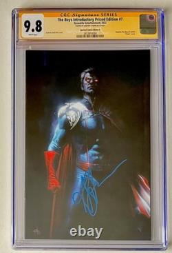 Les Garçons #7. Cgc Ss 9.8. Signé Antony Starr. Homelander. Dell'otto Virgin