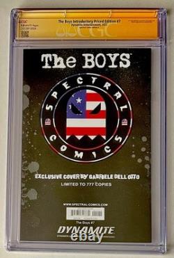 Les Garçons #7. Cgc Ss 9.8. Signé Antony Starr. Homelander. Dell'otto Virgin