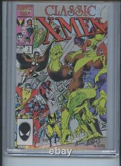 Les X-Men Classiques #2 1986 CGC Signature Series 9.8 (Signé par Arthur Adams)