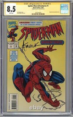 Les aventures de Spider-Man #1 (1994) CGC 8.5 Signature Series signée par Alex Saviuk