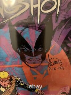 Longshot #1 Cgc 9.2 Art Adams Signature Series Wolverine 1 Croquis