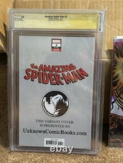 Lot de bandes dessinées Venom rares ! CGC 9.8 SS ! Couverture personnalisée Boss Kong
