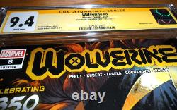MARVEL COMICS Wolverine n°8 2/21 SÉRIE SIGNATURE signée BENJAMIN PERCY CGC 9.4
