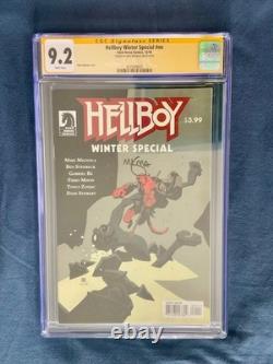 MIKE MIGNOLA 9,4 CGC Signature Series HELLBOY Spécial d'hiver signé et autographié