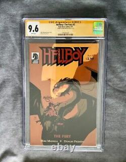 MIKE MIGNOLA Signé 9.6 CGC HELLBOY The Fury 2 Série de Signatures SS batman 1 nm m