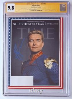 Magazine Time Homelander. CGC SS 9,8. Antony Starr. Non circulé. The Boys