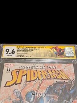 Marvel Action Spiderman #11 9.6 CGC Série Signature signée par Jonboy Meyers