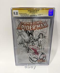 Marvel Amazing Spider-Man n°1 (2015) CGC 9,8 Signature Series signé JSC