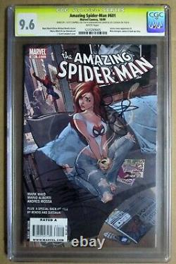 Marvel Amazing Spider-man #601 Cgc 9.6 Série De Signatures Campbell Bendis Quesada