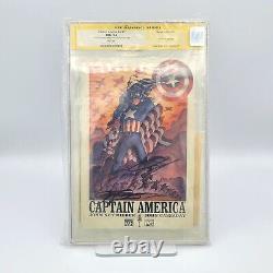 Marvel Comics Captain America #v4 #1 Cgc Signature Series Nm+ 9,6 Coa #0013
