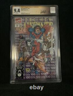 Marvel Comics Nouveaux Mutants #100 Signé par Rob Liefeld Série de signatures CGC 9.4
