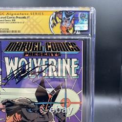 Marvel Comics Présente 1 CGC SS 9.8 Série Signature Chris Claremont Wolverine