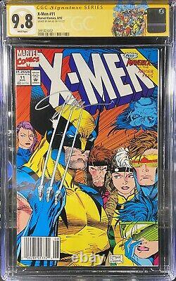 Marvel Comics X-men #11 1992 Cgc 9.8 Édition Du Kiosque Jim Lee Série De Signature