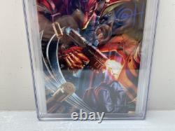Marvel Deadpool 1 2018 Comic Exclusif Greg Horn Signé Signature Series CGC 9.6