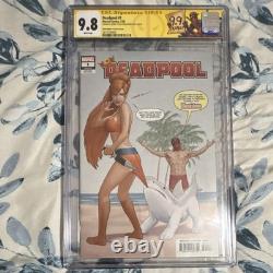 Marvel Deadpool #1 (2020) CGC 9,8 Signature Series JTC Variante signée 2614700005