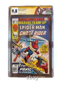 Marvel Team-Up #58 cgc 9.8 Signature Series signé par Al Milgrom