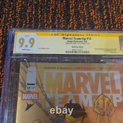 Marvel Team-Up édition à feuille métallique n°14 CGC 9,9 SS signé par Ryan Ottley 2025