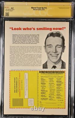 Marvel Team-up #12 8/73 Série Signature Signée Andrew Garfield Cgc 6.5