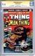 Marvel Two-in-one #1 Cgc 9.4 Ss Série De Signatures Signée Par Stan Lee Man-thing 1974