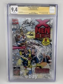 Marvel X-Men Unlimited n°1 CGC 9,4 Auto Signature Series signé par Stan Lee avec certificat