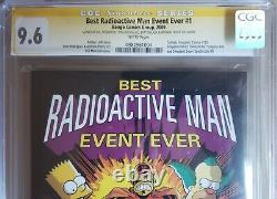 Meilleur Événement Homme Radioactif Jamais #1 Cgc 9,6 Ss Bongo Comics 2009 Les Simpsons