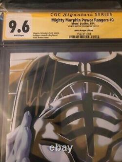 Mighty Morphin Power Rangers #0 Cgc 9.6 Signature Series White Ranger Variante