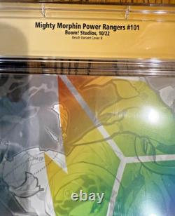 Mighty Morphin Power Rangers #101 Variante Couverture Besch Série de signatures CGC 9.8