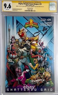 Mighty Morphin Power Rangers #25 Série Signature CGC 9.6 Variante Finch