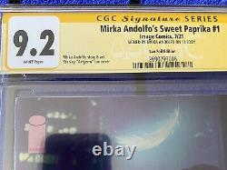 Mirka Andolfo's Sweet Paprika #1 Cgc Signature Series Signée Mirka Andolfo