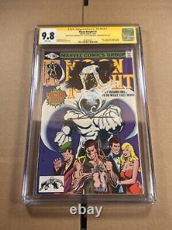 Moon Knight #1 Signé SS CGC 9.8 Série Signature Bill Sienkiewicz Remarque 1980