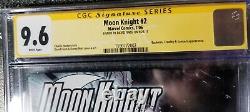 Moon Knight 2 Cgc Signature Series Graded 9.6 Signé Par David Finch