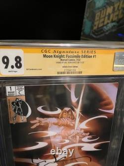 Moon Knight Facsimile n°1 CGC 9,8 SS Bill Sienkiewicz signé Infinite Order