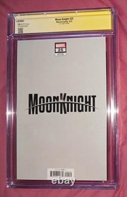 Moon Knight n° 25 CGC 9.8 Signature Series – couverture variante sans texte de Stanley Artgerm Lau