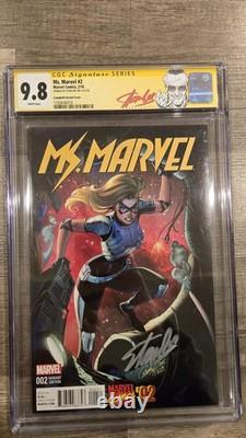 Ms. Marvel 002'92 Édition Variante de la bande dessinée signée par Stan Lee, série de signatures CGC