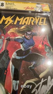 Ms. Marvel 002'92 Édition Variante de la bande dessinée signée par Stan Lee, série de signatures CGC