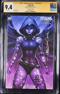 Nathan Szerdy Titans #4 Raven CGC Signature Series 9.4  <br/>  <br/>	Les Titans de Nathan Szerdy #4 Raven CGC Signature Series 9.4