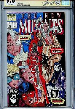 New Mutants 98 Cgc 9.6 Ss X2 Stan Lee Liefeld Cable X-men 1er Deadpool Domino Wp