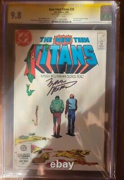 New Teen Titans #39 Cgc Ss 9.8 Marv Wolfman Série De Signatures Cgc
