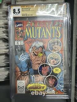 Nouveaux Mutants 87 CGC Signature Series Todd McFarlane 8.5 1er Cable signé SS