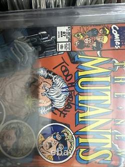 Nouveaux Mutants 87 CGC Signature Series Todd McFarlane 8.5 1er Cable signé SS