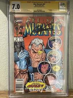Nouveaux Mutants 87 Cgc Signature Series 7.0 Newsstand! (voir La Description Ci-dessous)