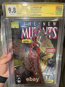 Nouveaux Mutants 98 Cgc 9.8 Série Signature Signée Par Rob Liefeld Édition Mexicaine