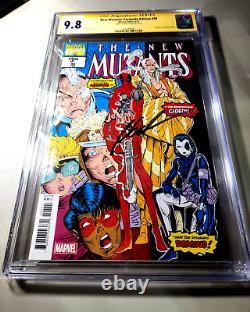 Nouveaux Mutants #98 Édition Facsimile Cgc Ss 9.8 Signée Par Liefeld Rob