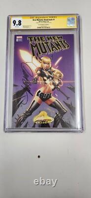 Nouveaux Mutants Âmes Mortes #1 CGC SS 9.8 JSC Scott Campbell Autographe Couverture Signée C